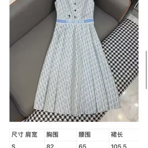 Replica Christian Dior Dresses Sleeveless For Women #1347436 $105.00 USD for Wholesale