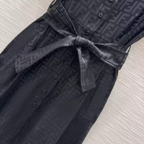 Replica Fendi Dresses Short Sleeved For Women #1347437 $80.00 USD for Wholesale