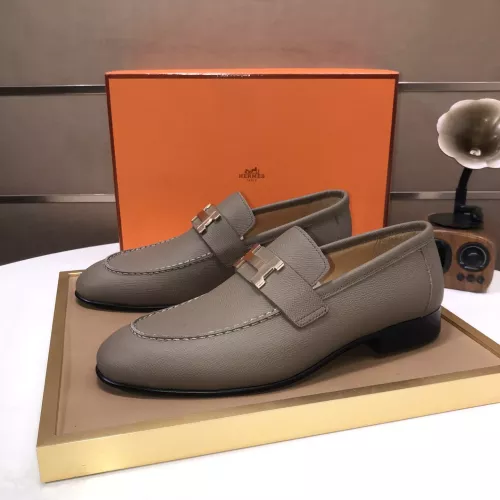 Hermes Leather Shoes For Men #1347443 $100.00 USD, Wholesale Replica Hermes Leather Shoes