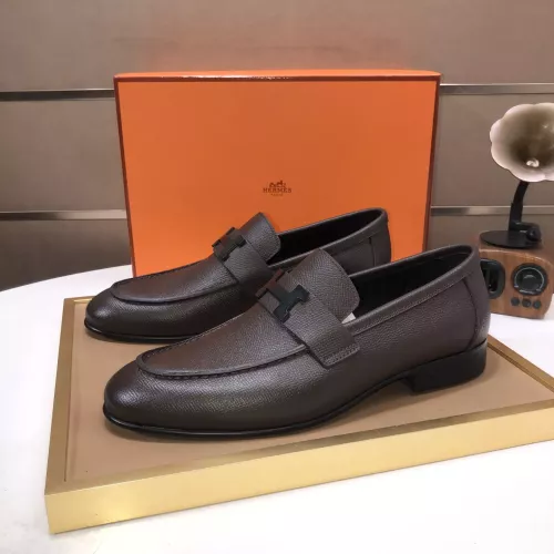 Hermes Leather Shoes For Men #1347445 $100.00 USD, Wholesale Replica Hermes Leather Shoes