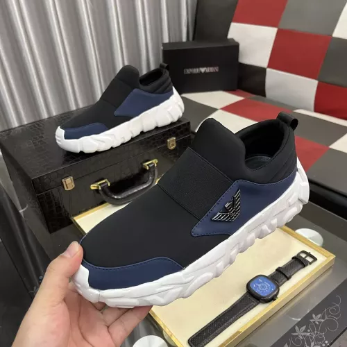 Armani Casual Shoes For Men #1347470 $85.00 USD, Wholesale Replica Armani Casual Shoes