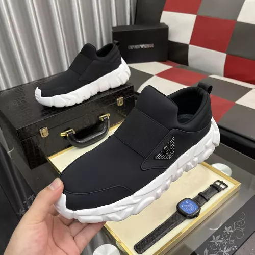 Armani Casual Shoes For Men #1347471 $85.00 USD, Wholesale Replica Armani Casual Shoes