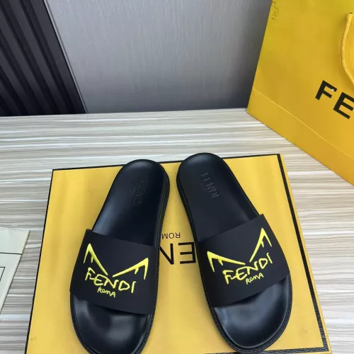 Replica Fendi Slippers For Men #1347479 $56.00 USD for Wholesale