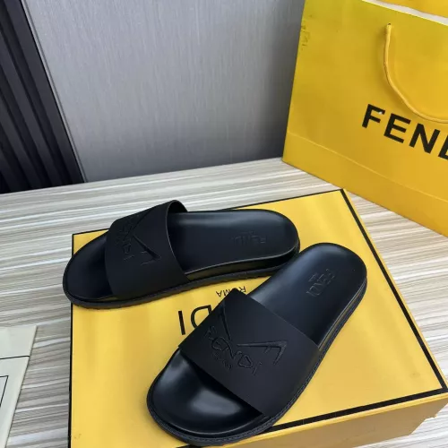 Fendi Slippers For Men #1347480 $56.00 USD, Wholesale Replica Fendi Slippers