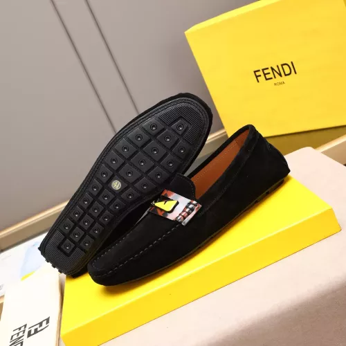 Replica Fendi Leather Shoes For Men #1347512 $80.00 USD for Wholesale