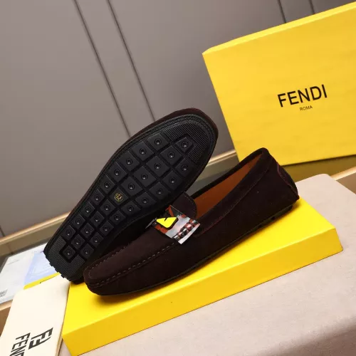 Replica Fendi Leather Shoes For Men #1347513 $80.00 USD for Wholesale