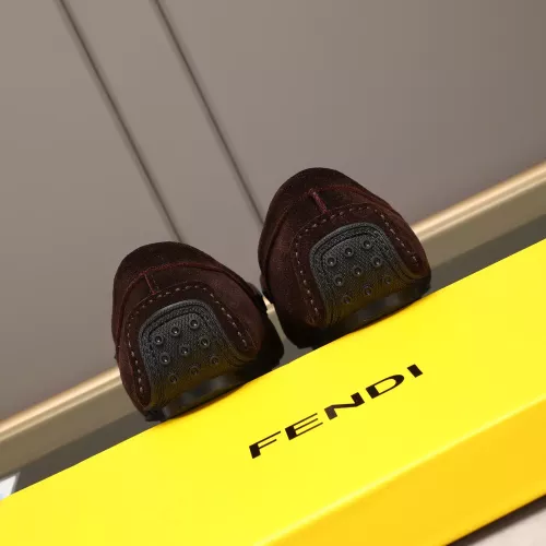 Replica Fendi Leather Shoes For Men #1347513 $80.00 USD for Wholesale