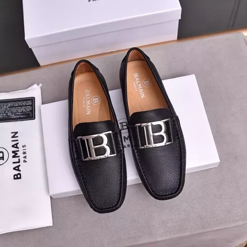Balmain Leather Shoes For Men #1347516 $80.00 USD, Wholesale Replica Balmain Leather Shoes