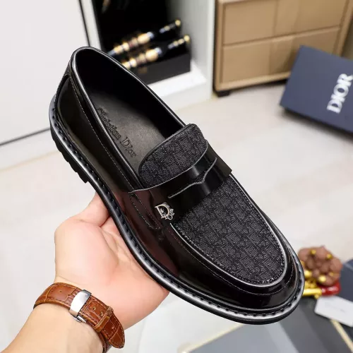 Replica Christian Dior Leather Shoes For Men #1347522 $98.00 USD for Wholesale
