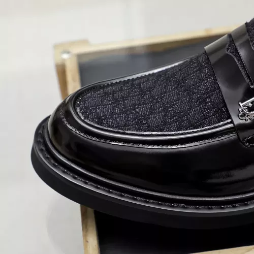 Replica Christian Dior Leather Shoes For Men #1347522 $98.00 USD for Wholesale