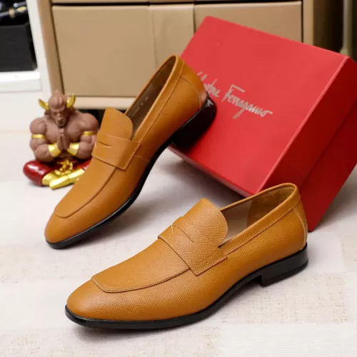 Salvatore Ferragamo Leather Shoes For Men #1347523 $108.00 USD, Wholesale Replica Salvatore Ferragamo Leather Shoes