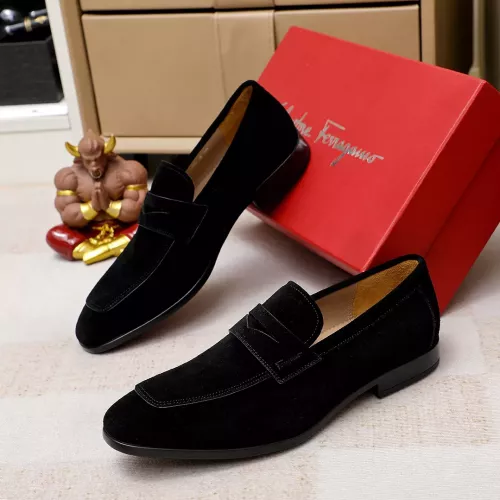 Salvatore Ferragamo Leather Shoes For Men #1347527 $108.00 USD, Wholesale Replica Salvatore Ferragamo Leather Shoes