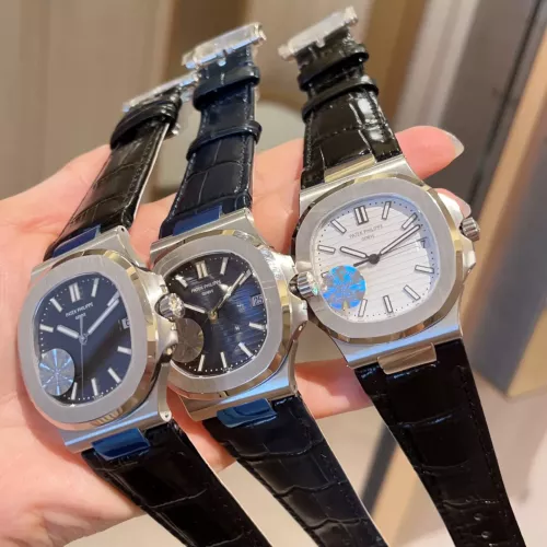 Replica Patek Philippe AAA Quality Watches In Black For Men #1347770 $241.32 USD for Wholesale