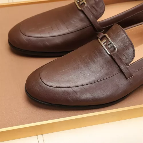 Replica Fendi Leather Shoes For Men #1347856 $88.00 USD for Wholesale