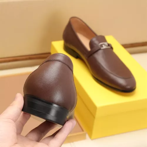 Replica Fendi Leather Shoes For Men #1347856 $88.00 USD for Wholesale