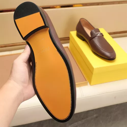 Replica Fendi Leather Shoes For Men #1347856 $88.00 USD for Wholesale