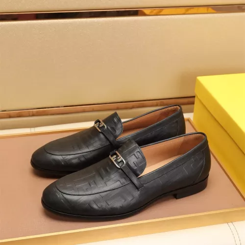 Fendi Leather Shoes For Men #1347858 $88.00 USD, Wholesale Replica Fendi Leather Shoes