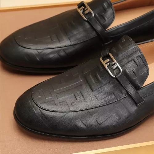Replica Fendi Leather Shoes For Men #1347858 $88.00 USD for Wholesale