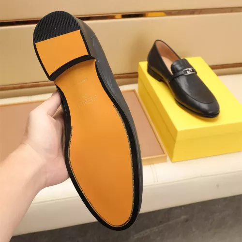 Replica Fendi Leather Shoes For Men #1347858 $88.00 USD for Wholesale