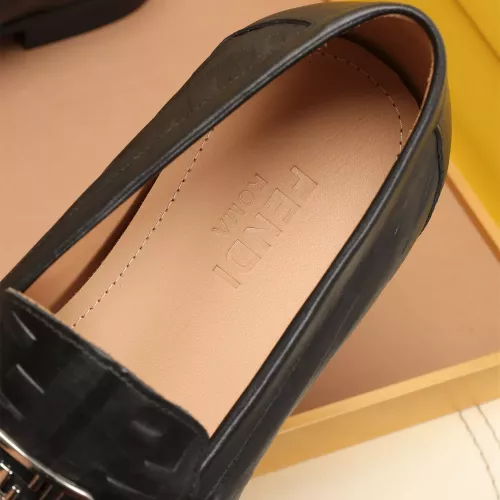 Replica Fendi Leather Shoes For Men #1347858 $88.00 USD for Wholesale