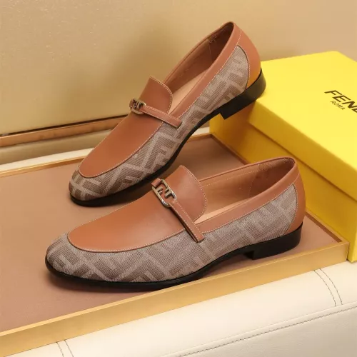 Fendi Leather Shoes For Men #1347863 $88.00 USD, Wholesale Replica Fendi Leather Shoes