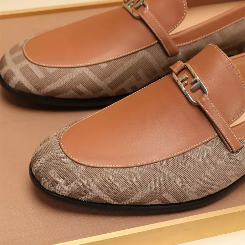 Replica Fendi Leather Shoes For Men #1347863 $88.00 USD for Wholesale