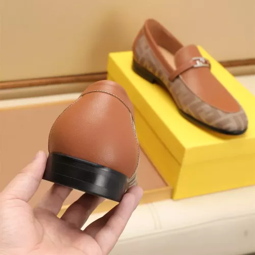 Replica Fendi Leather Shoes For Men #1347863 $88.00 USD for Wholesale