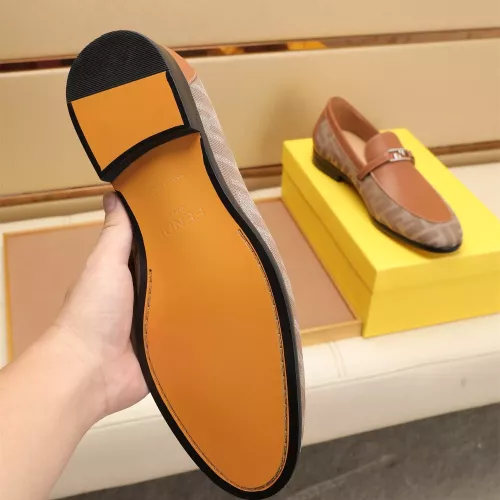 Replica Fendi Leather Shoes For Men #1347863 $88.00 USD for Wholesale