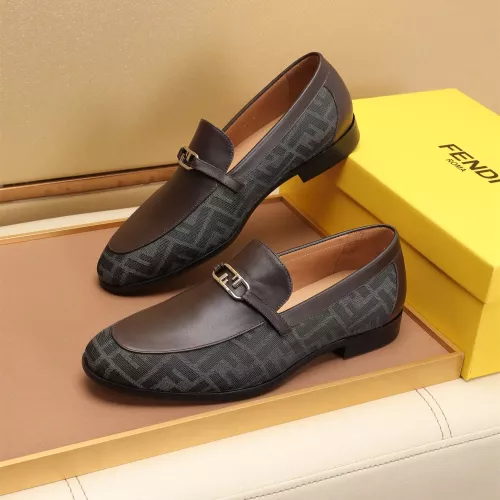 Fendi Leather Shoes For Men #1347864 $88.00 USD, Wholesale Replica Fendi Leather Shoes