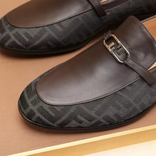 Replica Fendi Leather Shoes For Men #1347864 $88.00 USD for Wholesale