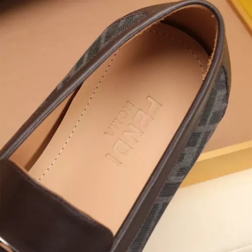 Replica Fendi Leather Shoes For Men #1347864 $88.00 USD for Wholesale