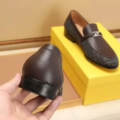 Replica Fendi Leather Shoes For Men #1347864 $88.00 USD for Wholesale