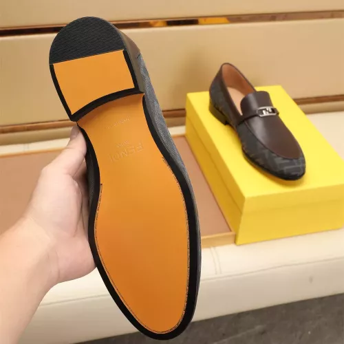 Replica Fendi Leather Shoes For Men #1347864 $88.00 USD for Wholesale