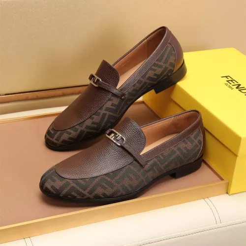 Fendi Leather Shoes For Men #1347865 $88.00 USD, Wholesale Replica Fendi Leather Shoes