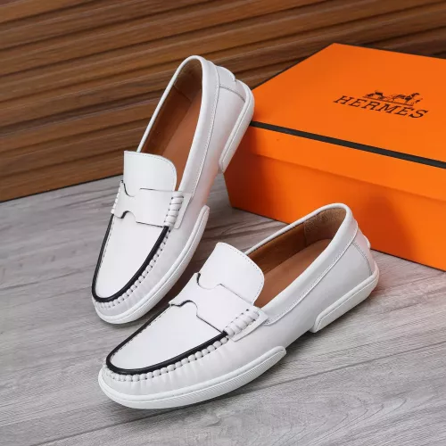 Hermes Leather Shoes For Men #1347868 $96.00 USD, Wholesale Replica Hermes Leather Shoes