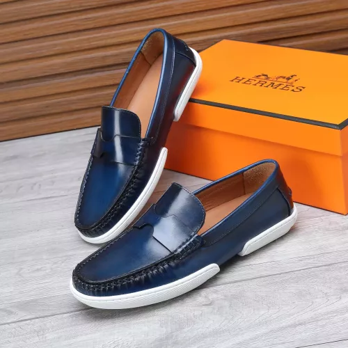 Hermes Leather Shoes For Men #1347869 $96.00 USD, Wholesale Replica Hermes Leather Shoes