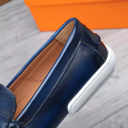 Replica Hermes Leather Shoes For Men #1347869 $96.00 USD for Wholesale