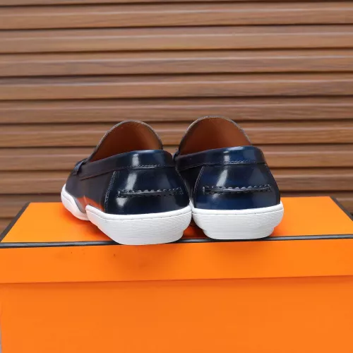 Replica Hermes Leather Shoes For Men #1347869 $96.00 USD for Wholesale