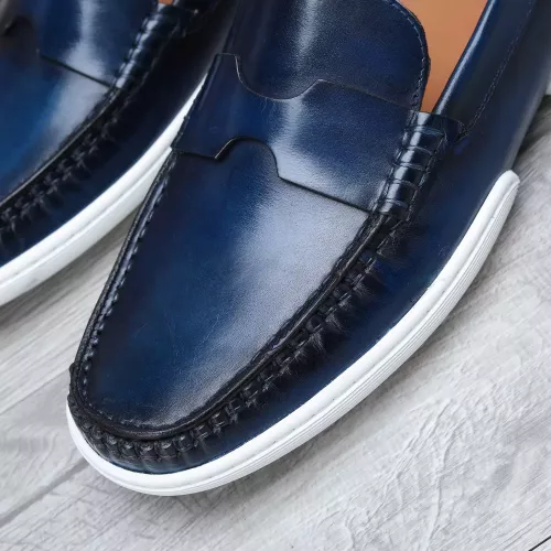 Replica Hermes Leather Shoes For Men #1347869 $96.00 USD for Wholesale