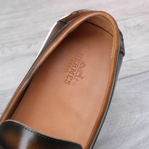 Replica Hermes Leather Shoes For Men #1347875 $96.00 USD for Wholesale