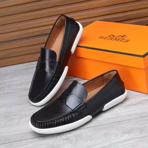 Hermes Leather Shoes For Men #1347878 $96.00 USD, Wholesale Replica Hermes Leather Shoes