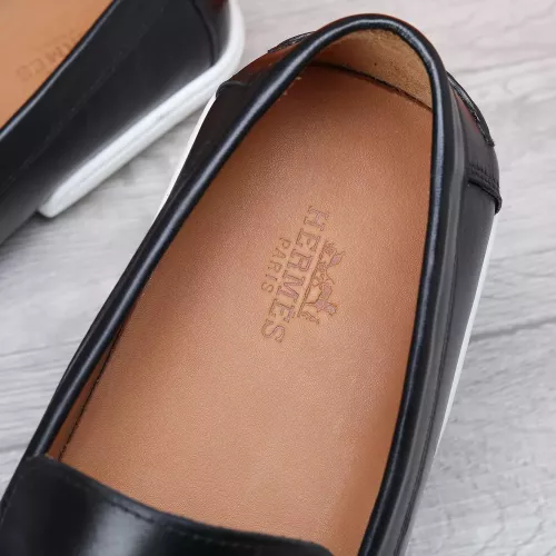 Replica Hermes Leather Shoes For Men #1347878 $96.00 USD for Wholesale