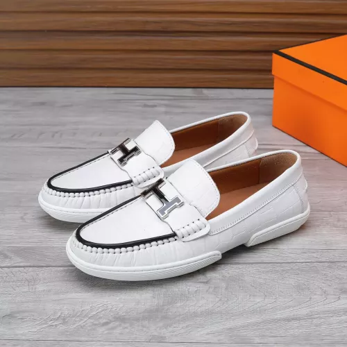 Hermes Leather Shoes For Men #1347881 $96.00 USD, Wholesale Replica Hermes Leather Shoes