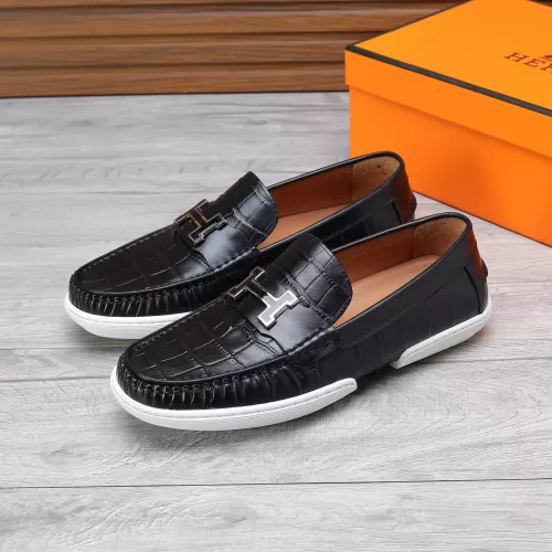 Hermes Leather Shoes For Men #1347882 $96.00 USD, Wholesale Replica Hermes Leather Shoes