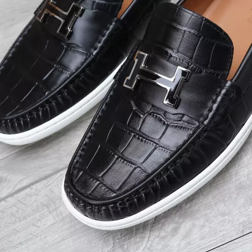 Replica Hermes Leather Shoes For Men #1347882 $96.00 USD for Wholesale