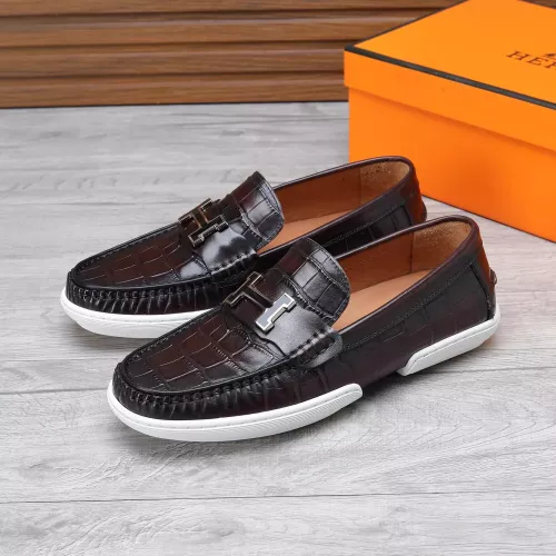 Hermes Leather Shoes For Men #1347885 $96.00 USD, Wholesale Replica Hermes Leather Shoes