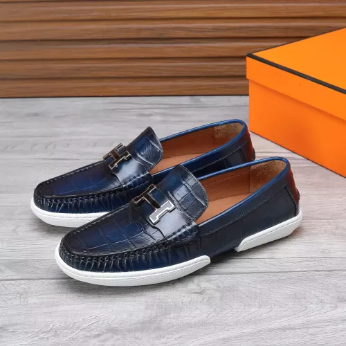Hermes Leather Shoes For Men #1347887 $96.00 USD, Wholesale Replica Hermes Leather Shoes