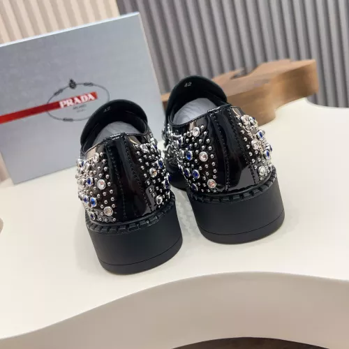 Replica Prada Leather Shoes For Men #1347966 $130.00 USD for Wholesale