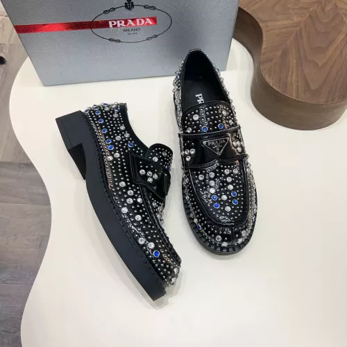 Replica Prada Leather Shoes For Men #1347966 $130.00 USD for Wholesale