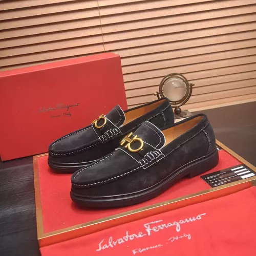 Salvatore Ferragamo Leather Shoes For Men #1347969 $85.00 USD, Wholesale Replica Salvatore Ferragamo Leather Shoes